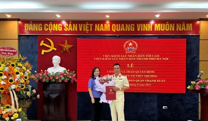 Lễ công bố và trao Quyết định điều động, bổ nhiệm chức vụ Viện trưởng...